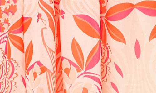 Flying Tomato Printed Tie Back Maxi Dress