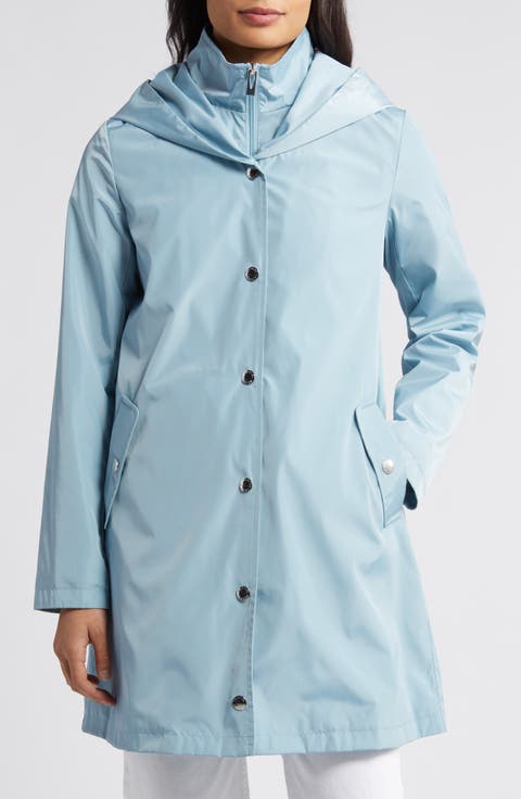 Water Resistant Packable Rain Jacket