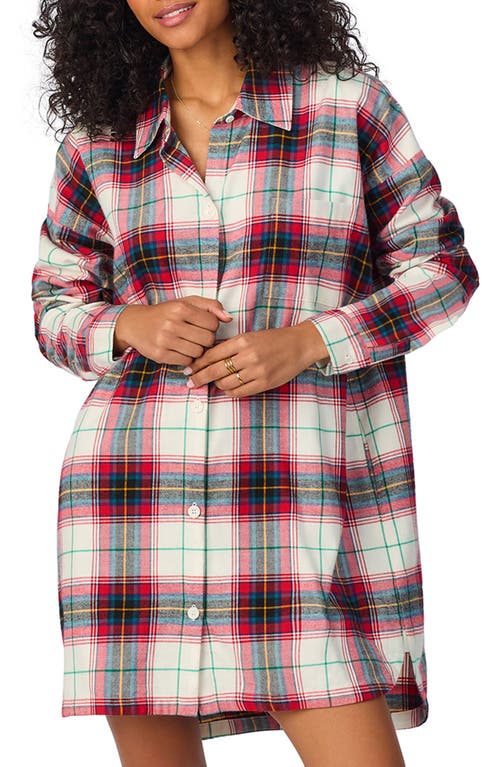 BedHead Pajamas Organic Cotton Sleepshirt in Winter Tartan 