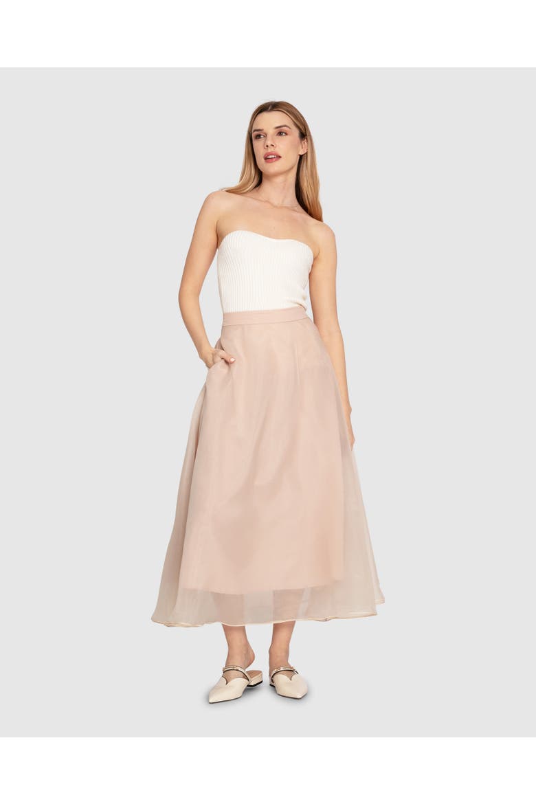 Make My Dreams Ballet Skirt, Alternate, color, Dusty Rose