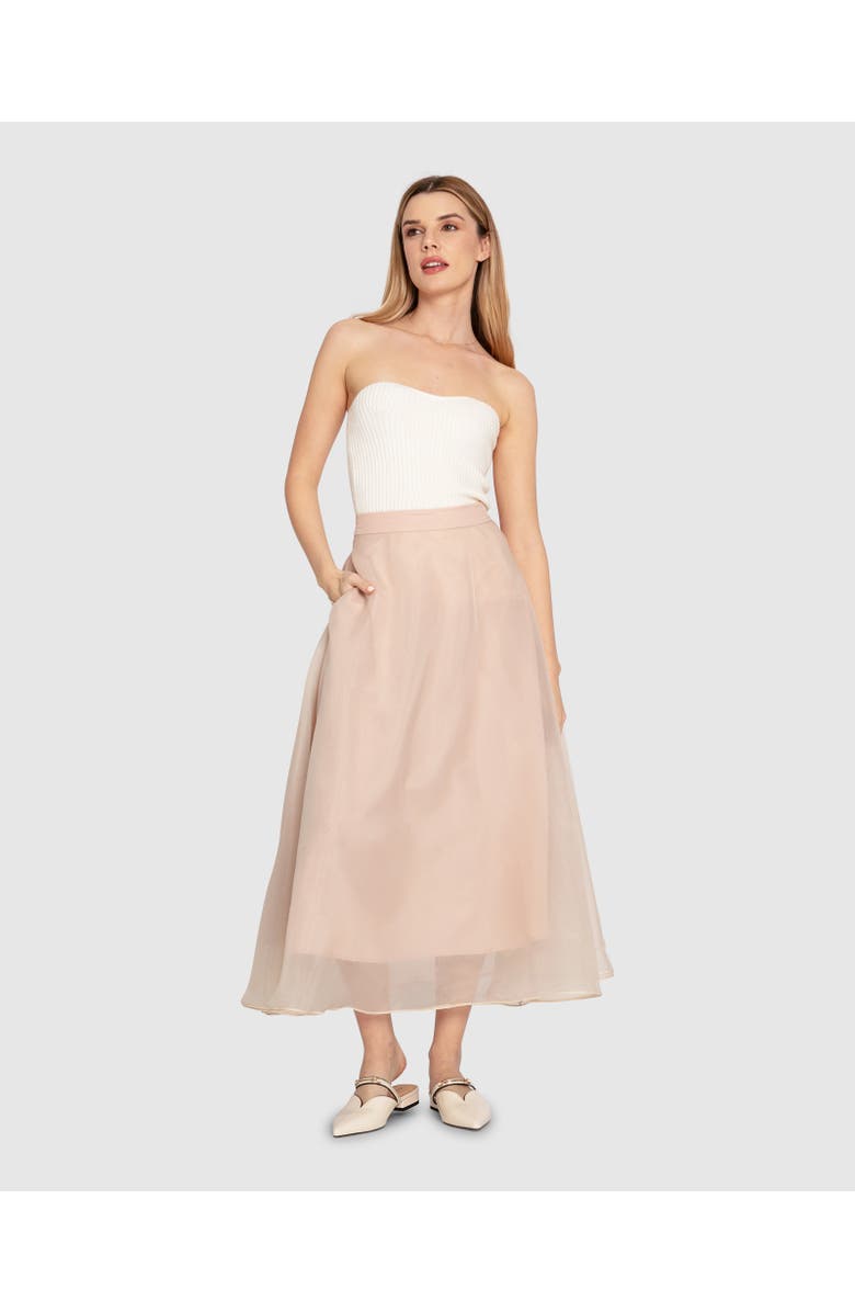Belle & Bloom Make My Dreams Ballet Skirt, Alternate, color, Dusty Rose