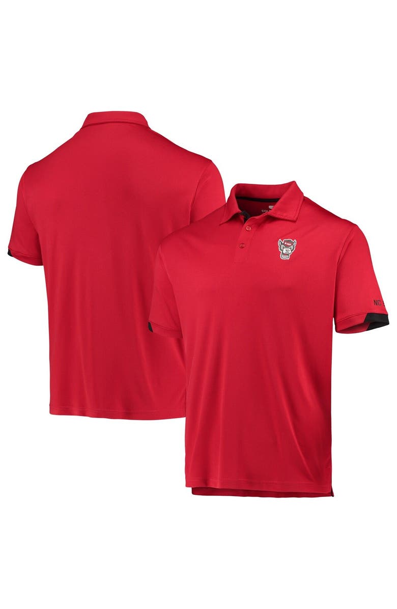 COLOSSEUM Men's Colosseum Red NC State Wolfpack Santry Lightweight Polo, Alternate, color, Red