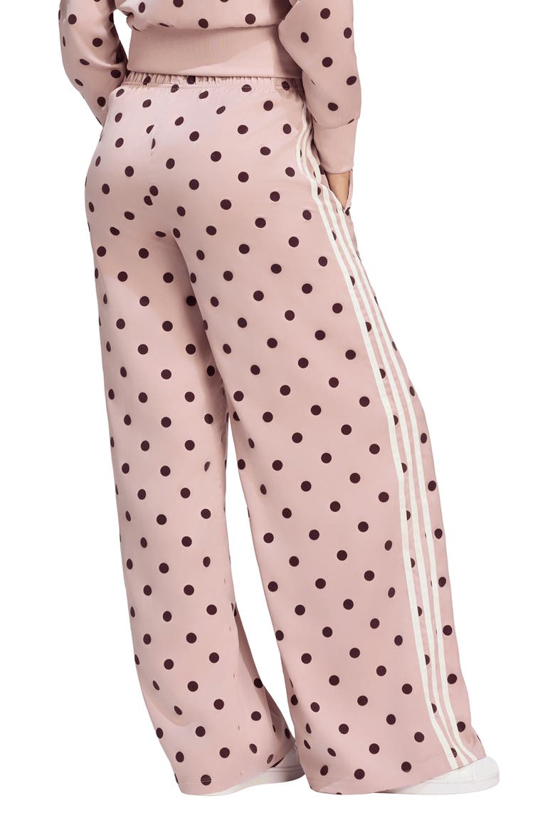 Firebird Polka Dot Wide Leg Track Pants, Alternate, color, DUAL LILAC