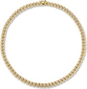 CHLOE AND MADISON Cubic Zirconia Tennis Necklace