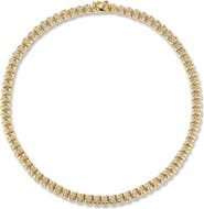 CHLOE AND MADISON Cubic Zirconia Tennis Necklace