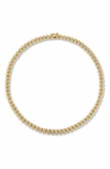 Cubic Zirconia Tennis Necklace