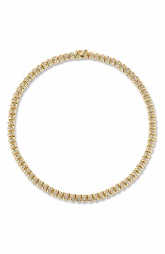Cubic Zirconia Tennis Necklace
