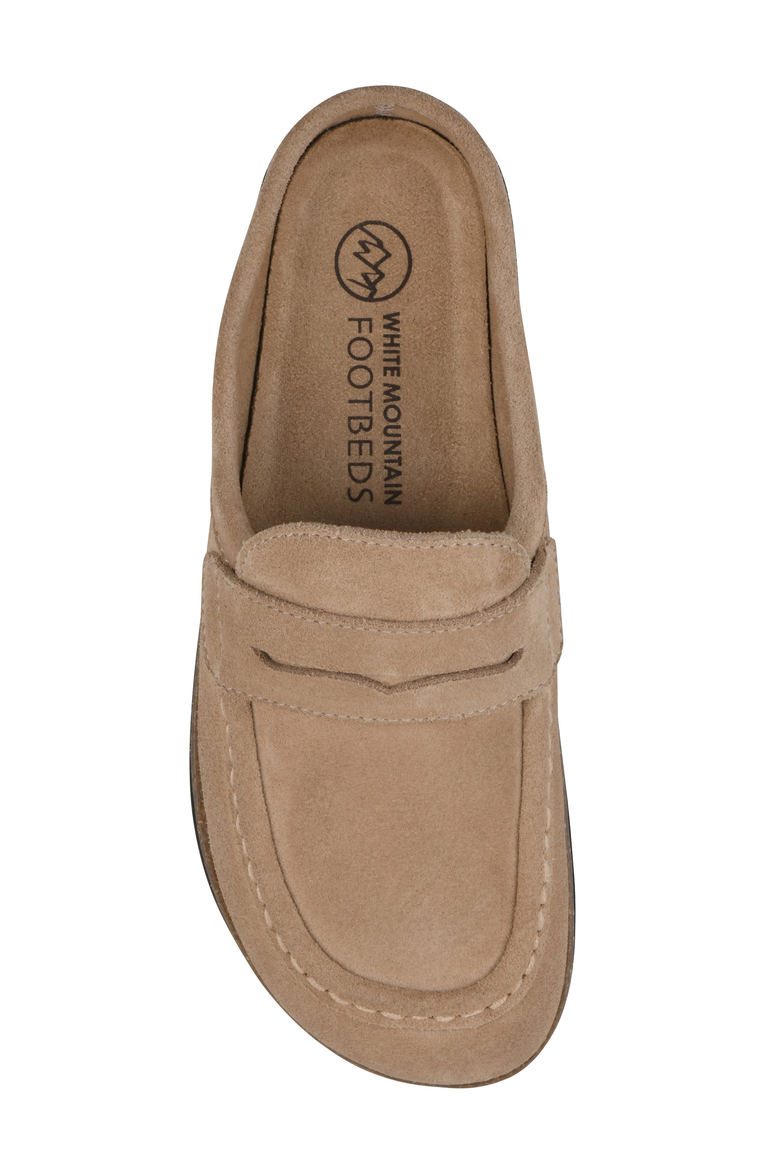 Brinlee Clog, Alternate, color, BEACH WOOD SUEDE