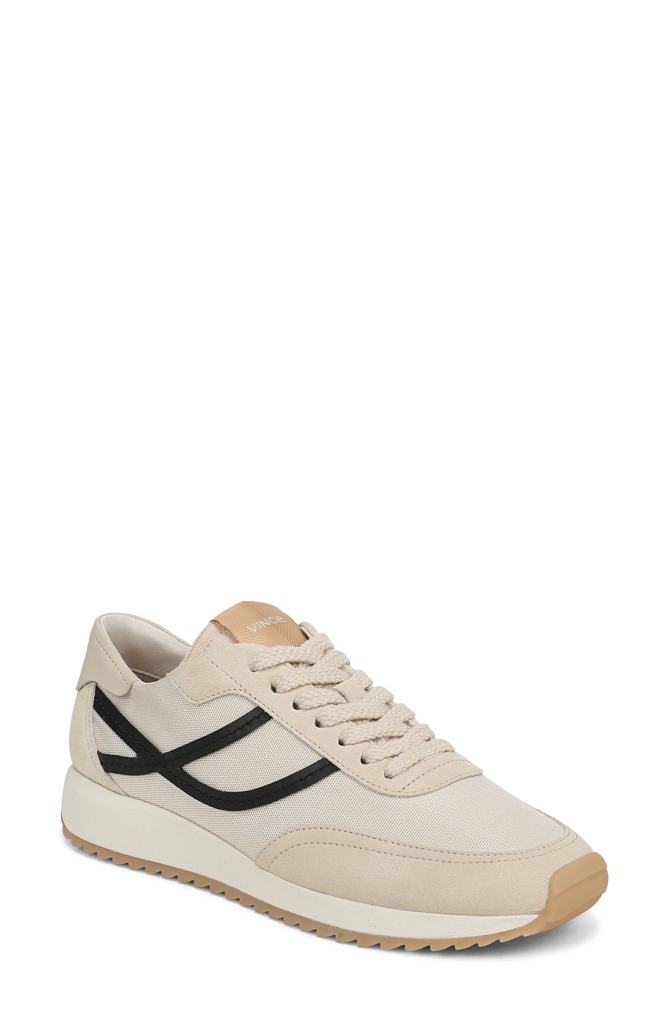 Santa Monica Sneaker, Main, color, MOONLIGHT/ BLACK