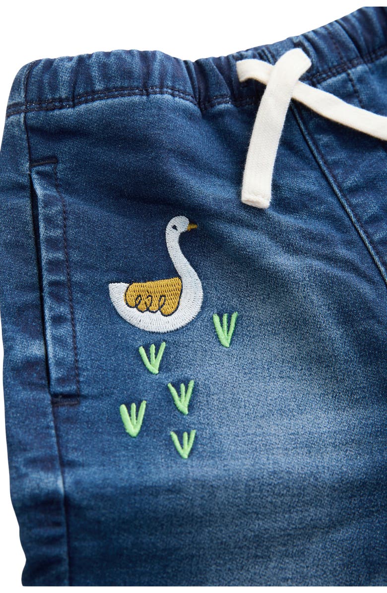 NEXT Kids' Farm Animal Embroidered Jeans, Alternate, color, Blue