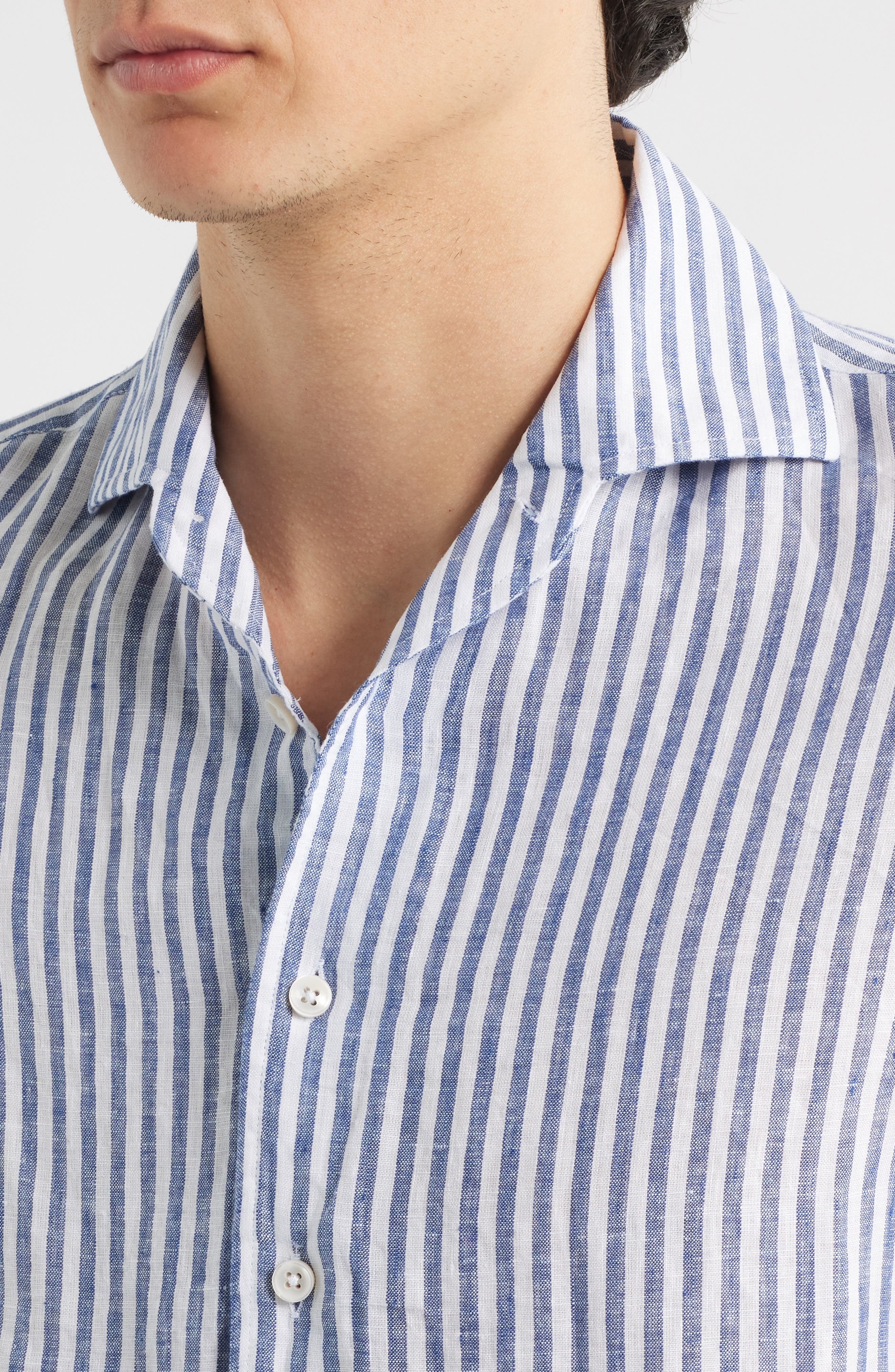 Seaside Linen Button-Up Shirt - image 4