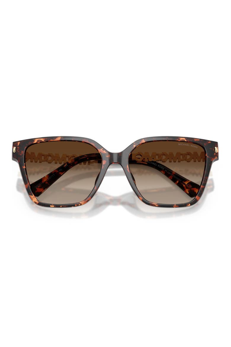 Piedmont 56mm Square Sunglasses, Alternate, color, DARK TORTOISE / SMOKE GRADIENT