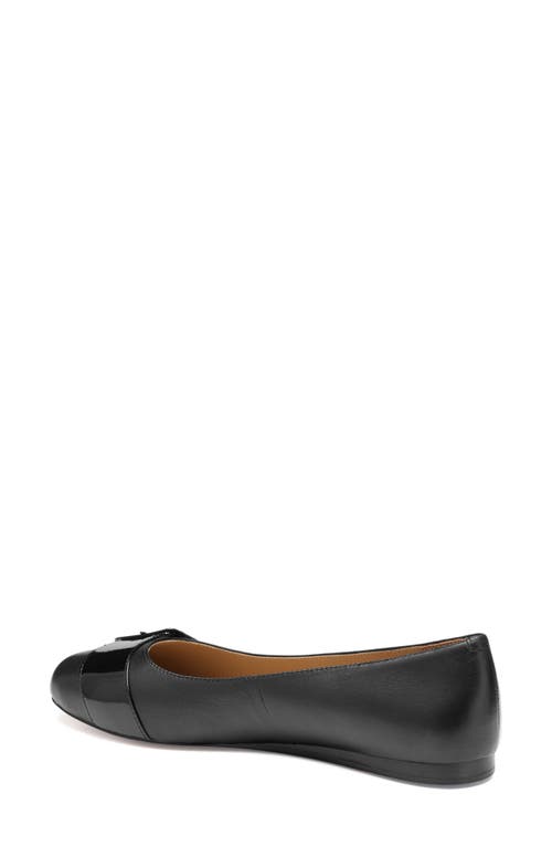 Johnston & Murphy Claire Ballet Flat In Black