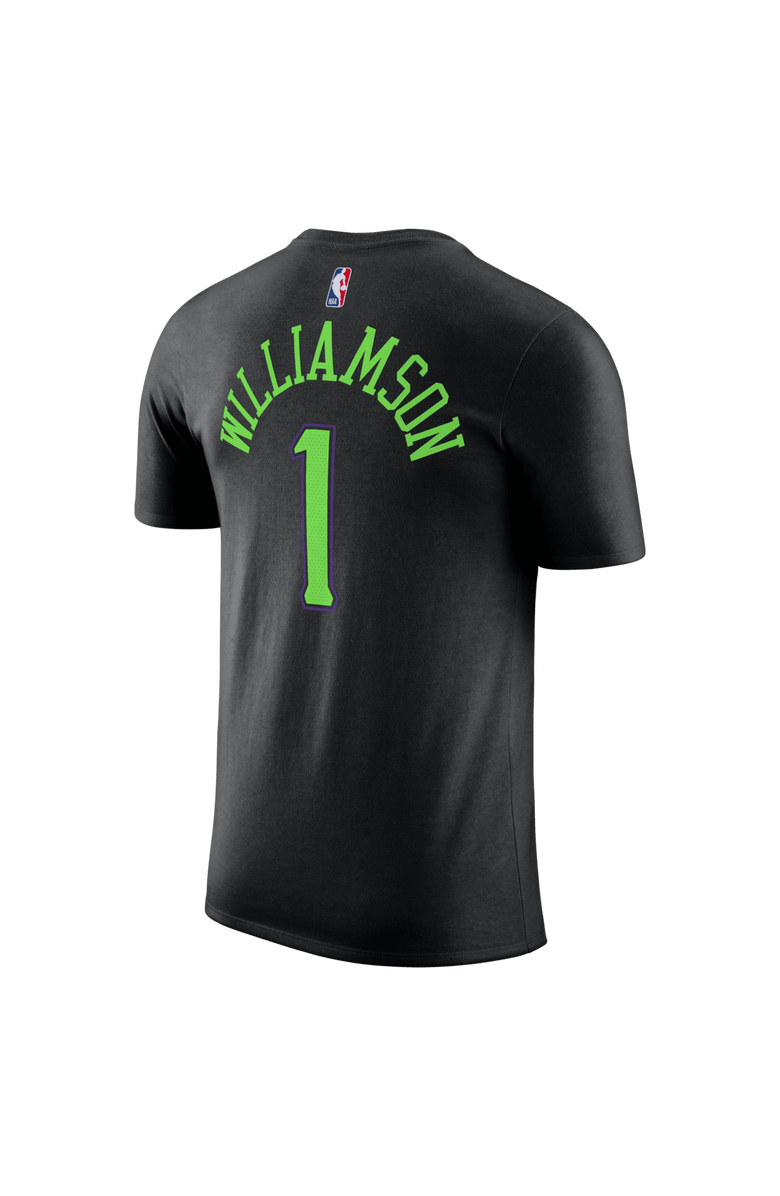 Nike Unisex Nike Zion Williamson Black New Orleans Pelicans 2025/26 City Edition Name & Number T-Shirt, Alternate, color, Black