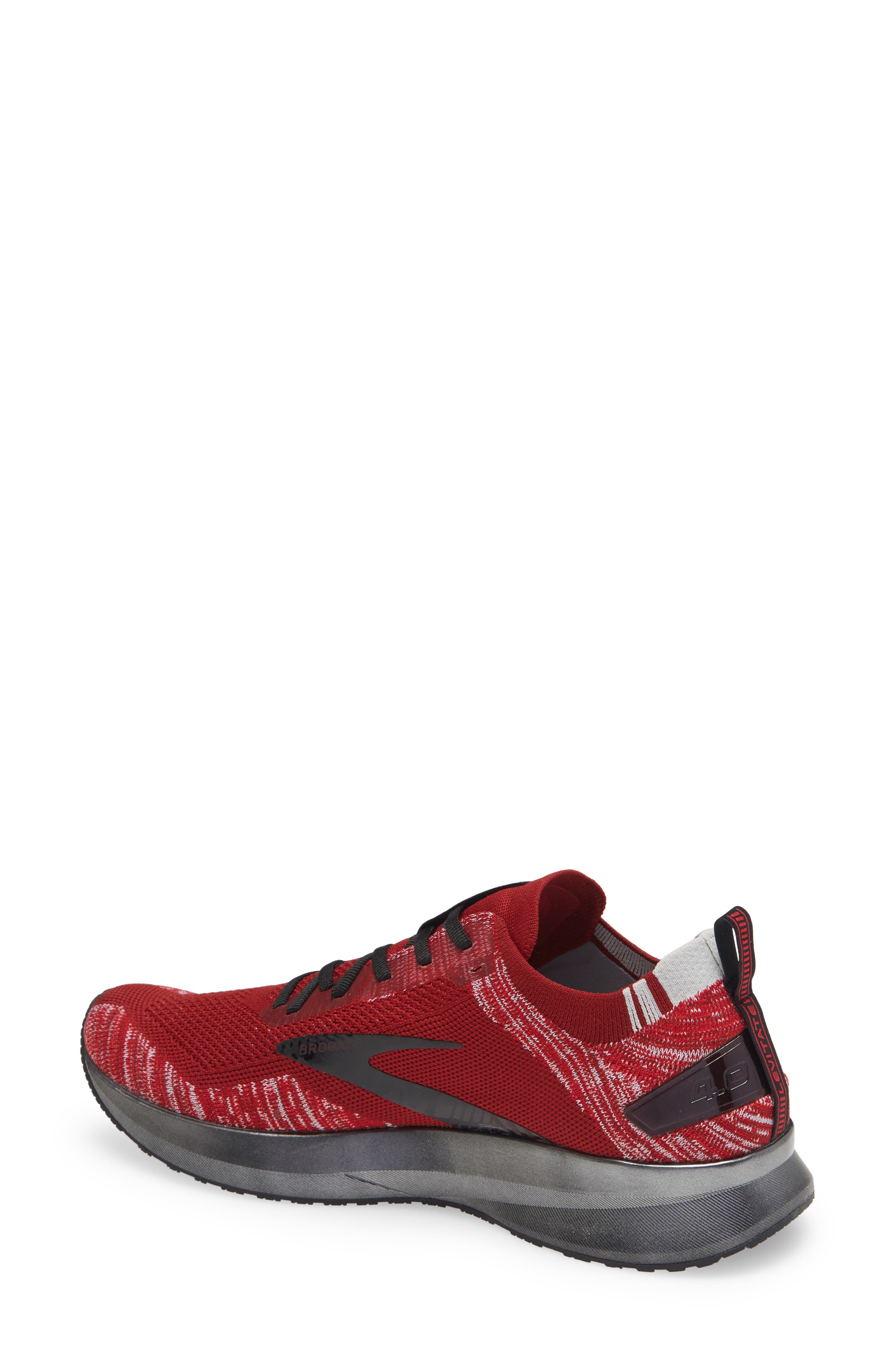 Levitate 4 Running Shoe, Alternate, color, RED/ GREY/ BLACK