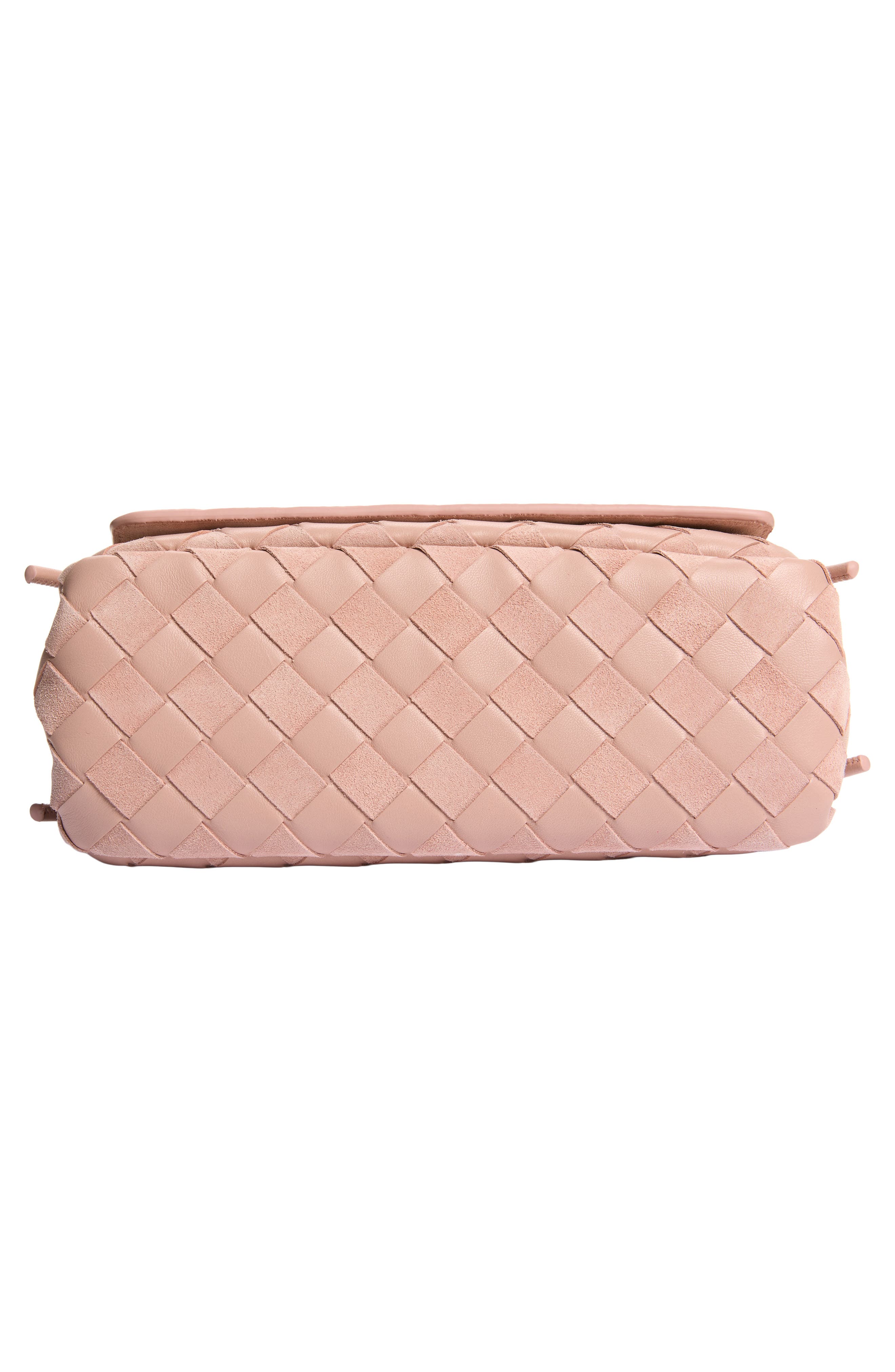 Notturno Leather Flap Crossbody Bag, Alternate, color, 5149 TERRA PINK/ GOLD