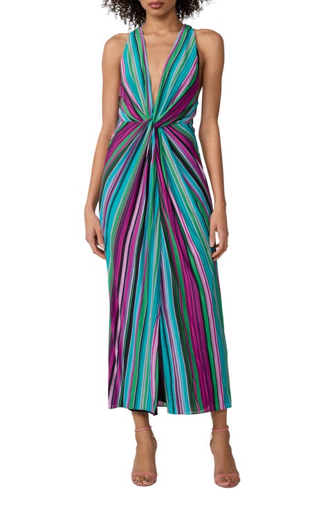Zella Stripe Racerback Maxi Dress