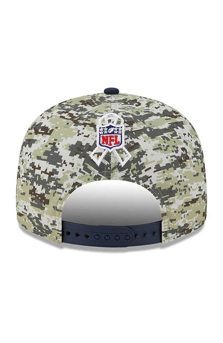 New Era Men's New Era  Camo/Navy Houston Texans 2023 Salute To Service 9FIFTY Snapback Hat, Alternate, color, 