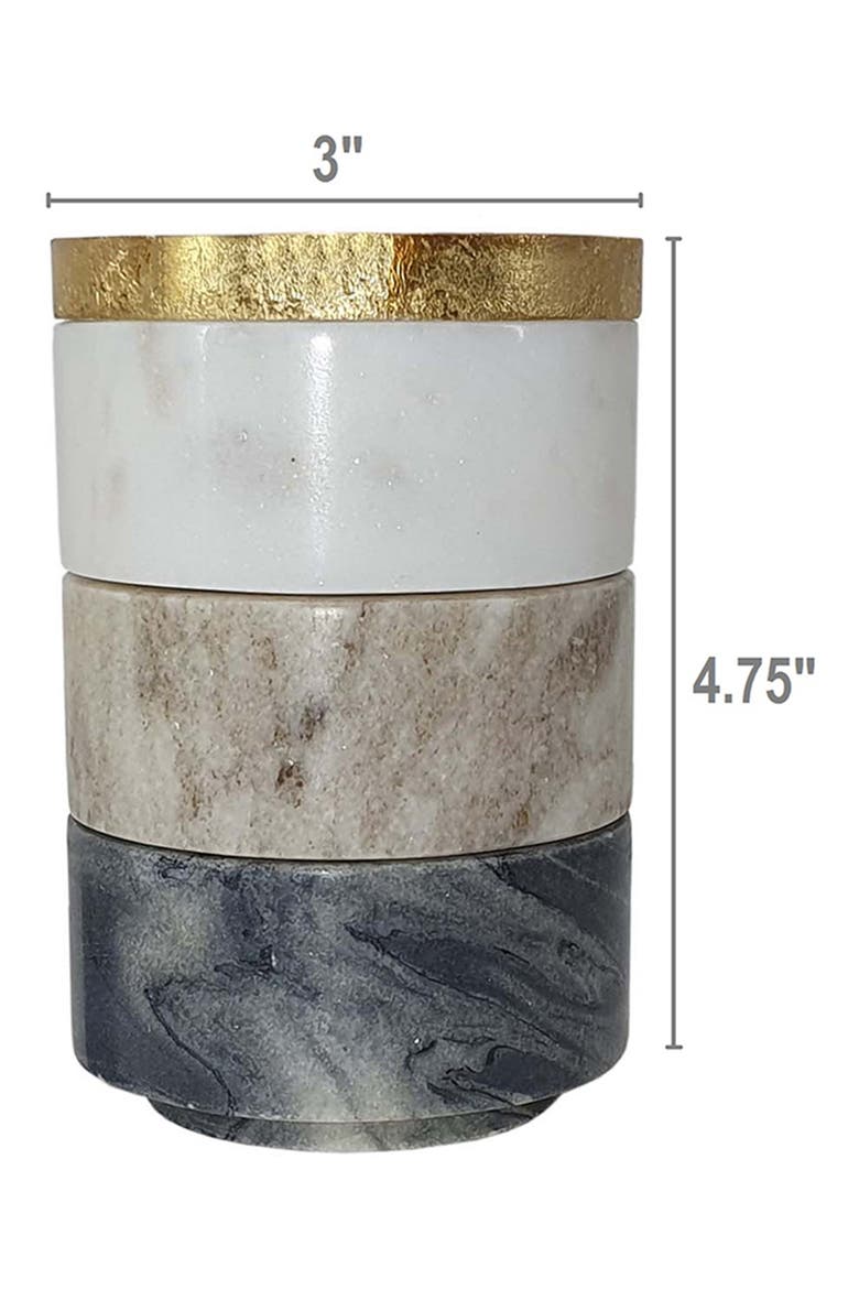 Ketch 3-Tiered Marble Stacking Jars, Alternate, color, MULTI