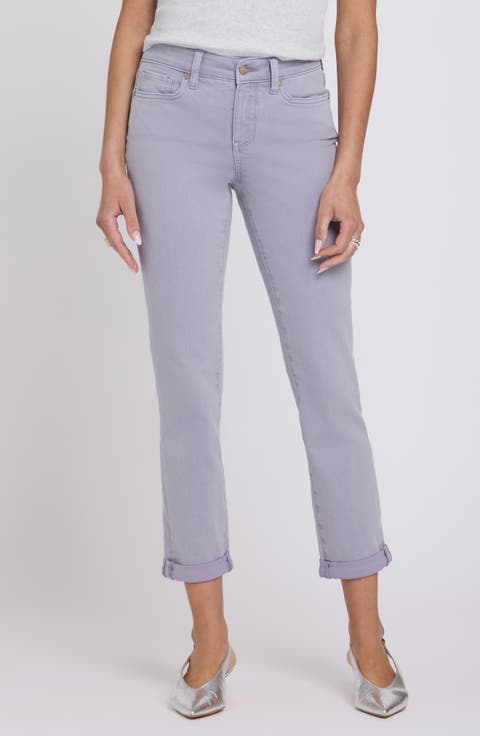 Sheri Slim Ankle Jeans (Optic White)