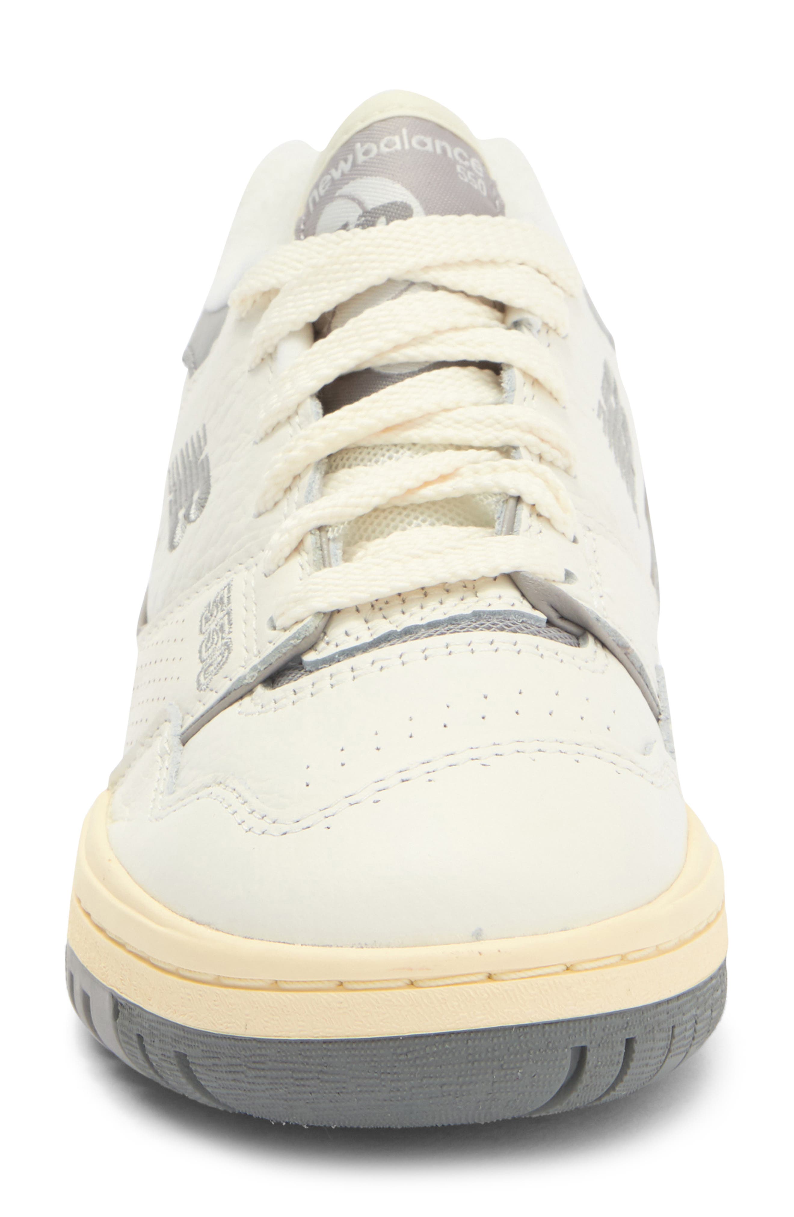 New Balance 550 Basketball Sneaker, Alternate, color, Sea Salt/ Team Away Grey