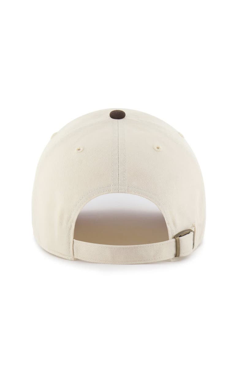 '47 Men's '47  Natural/Brown Houston Astros Two-Tone Fashion Clean Up Adjustable Hat, Alternate, color, Natural