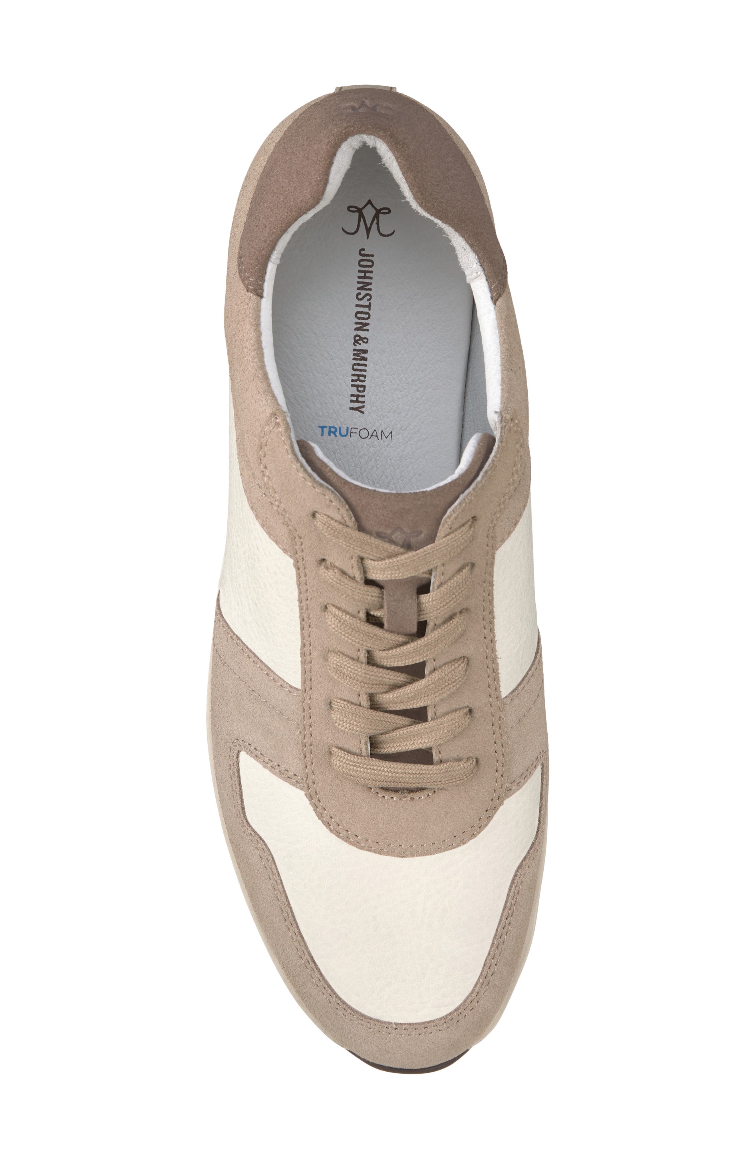Gracie Colorblock Sneaker, Alternate, color, TAUPE SUEDE/ COTTON CALF
