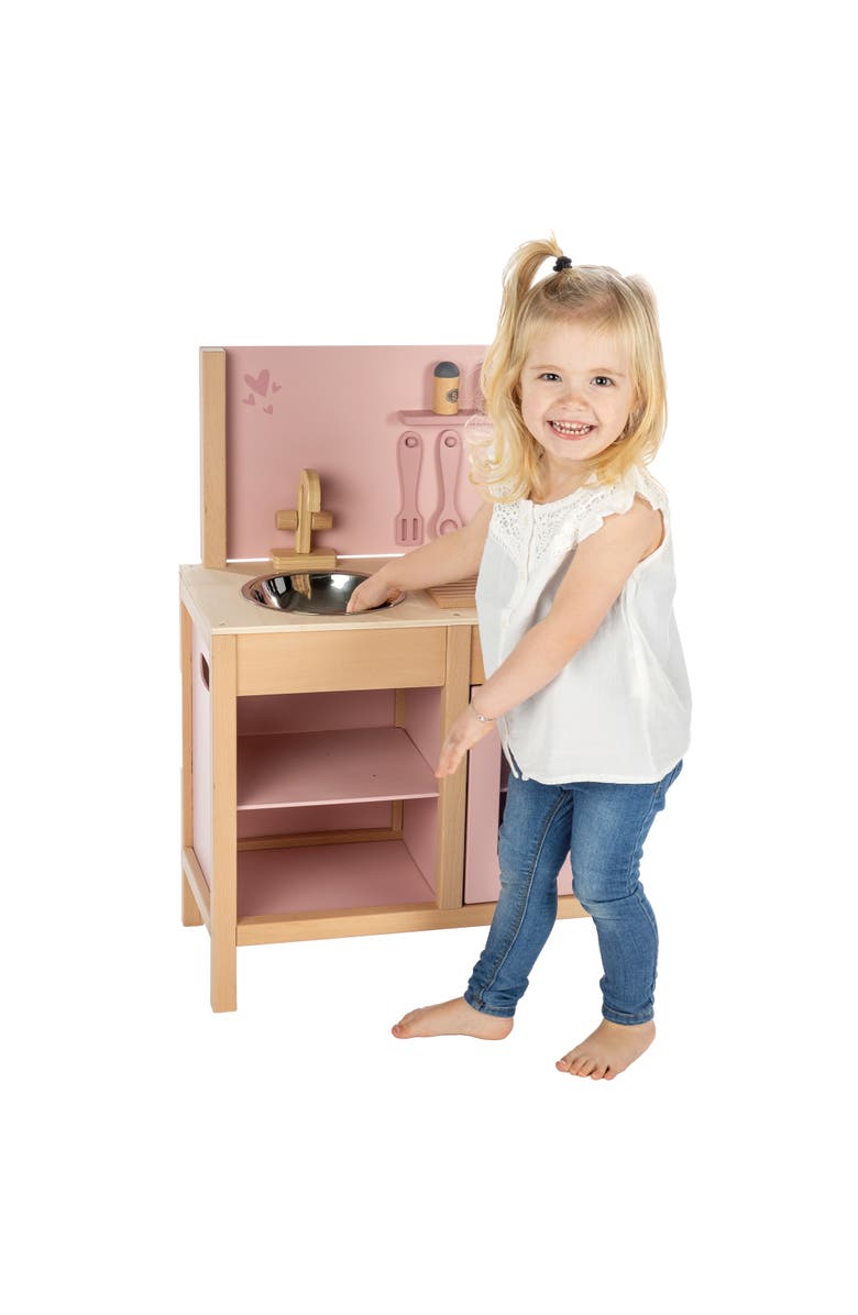 Label Label Wooden Kitchen Play Set, Ages 3+, Alternate, color, Multicolored