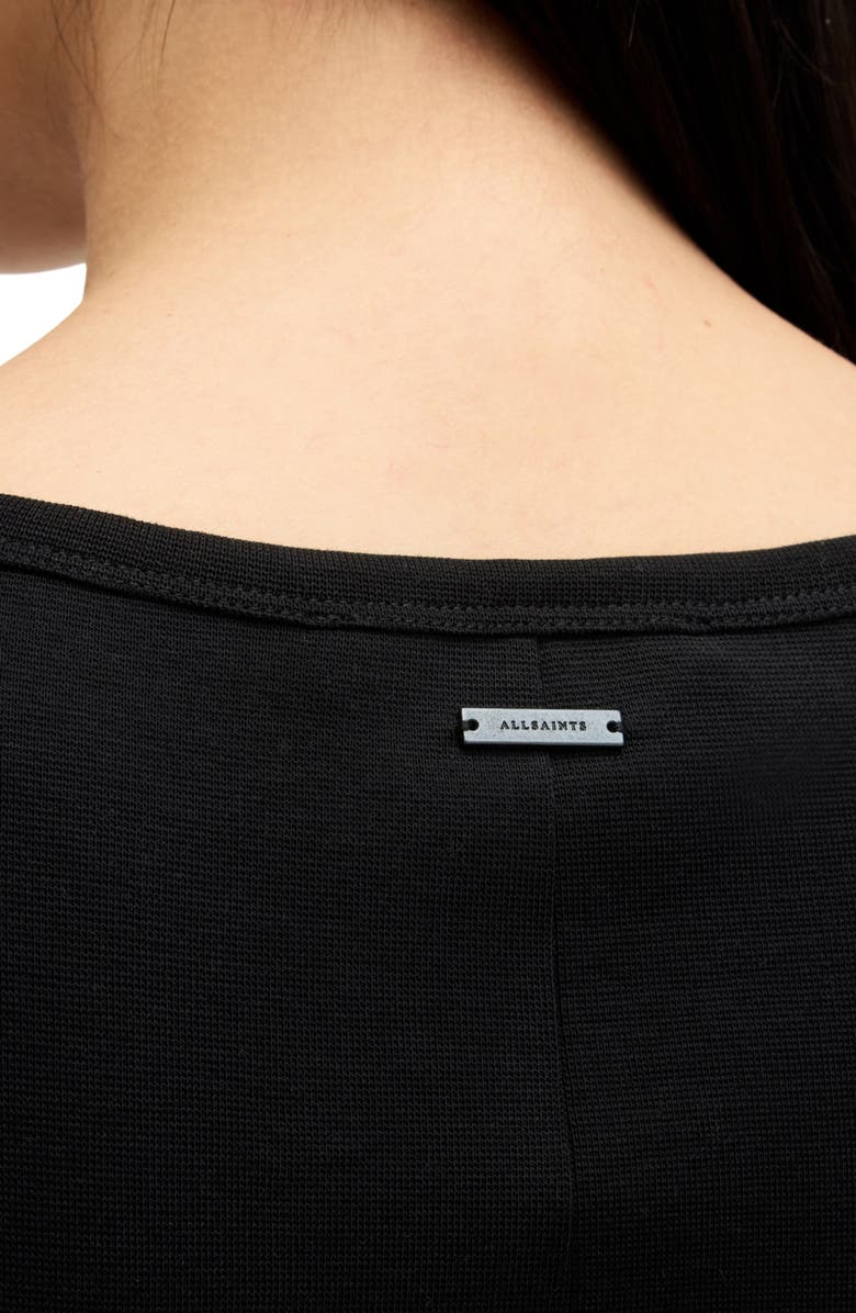 AllSaints Katarina Ruched Side Maxi Dress, Alternate, color,