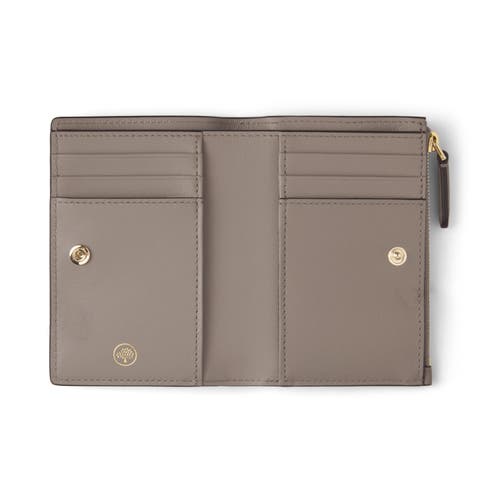 Mulberry Continental Bifold Zipped Wallet In Brown