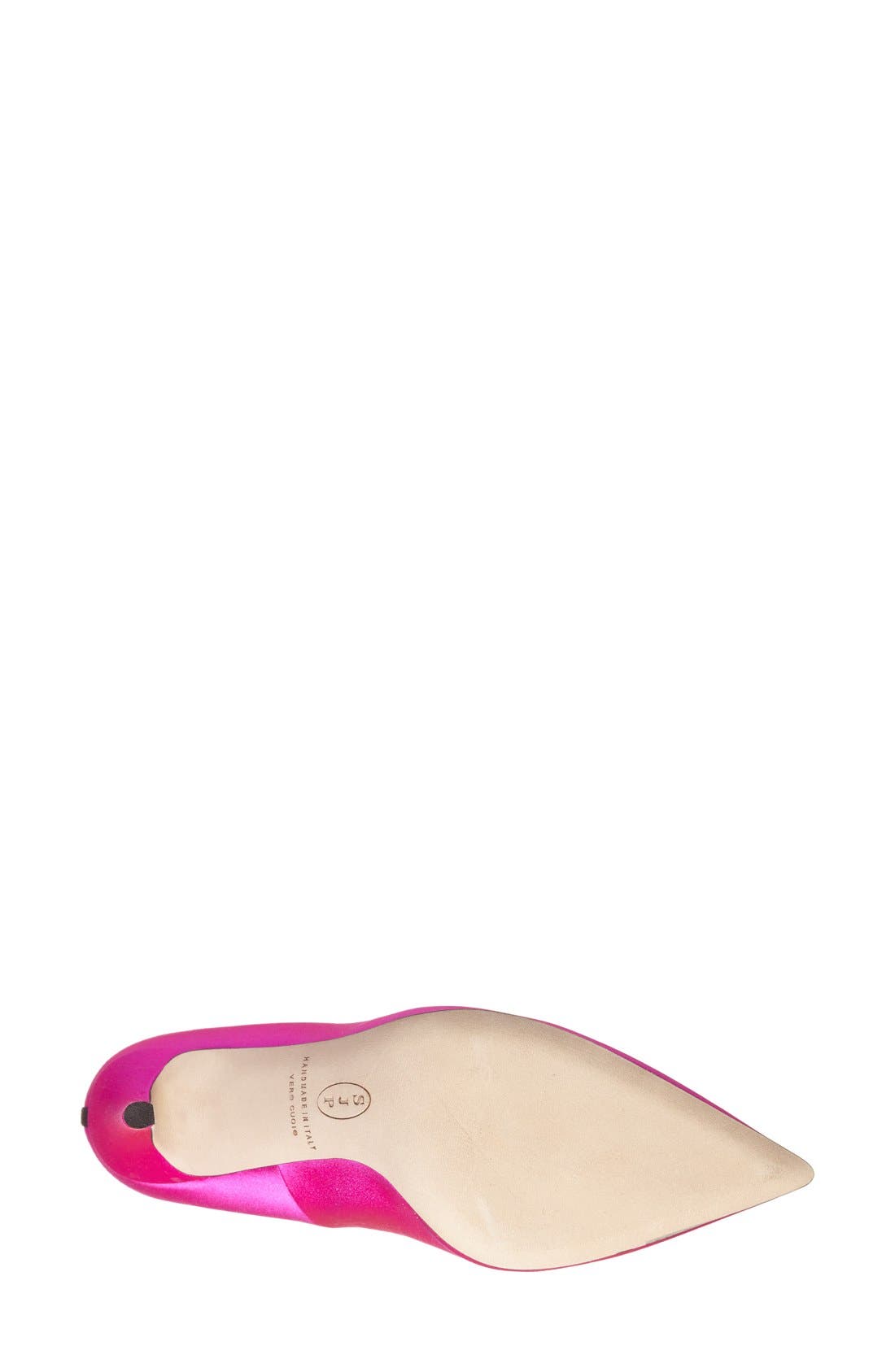 'Fawn' Pointy Toe Pump, Alternate, color, PINK SATIN