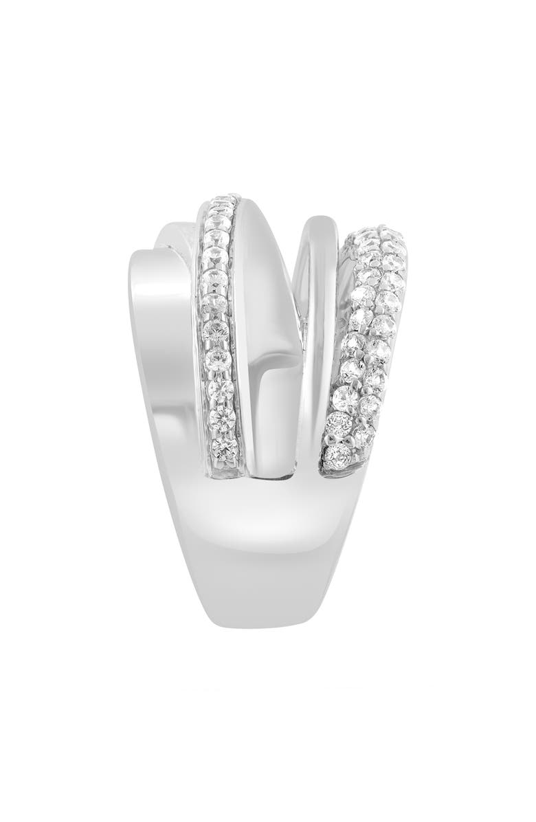 EFFY Sterling Silver White Ziron Band Ring, Alternate, color, White