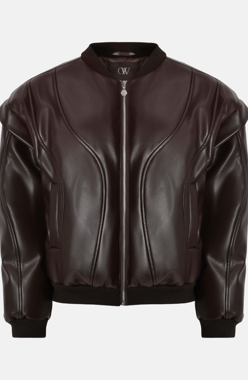 Ow Collection Valentina Bomber Jacket In Multi