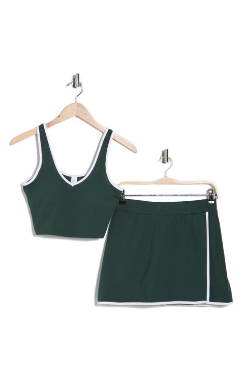 Lux Emmie Crop Tank & Skort Set