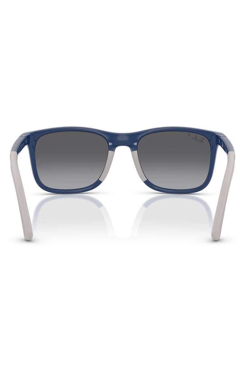 Kids' 47mm Gradient Square Sunglasses, Alternate, color, BLUE/ RUBBER GREY
