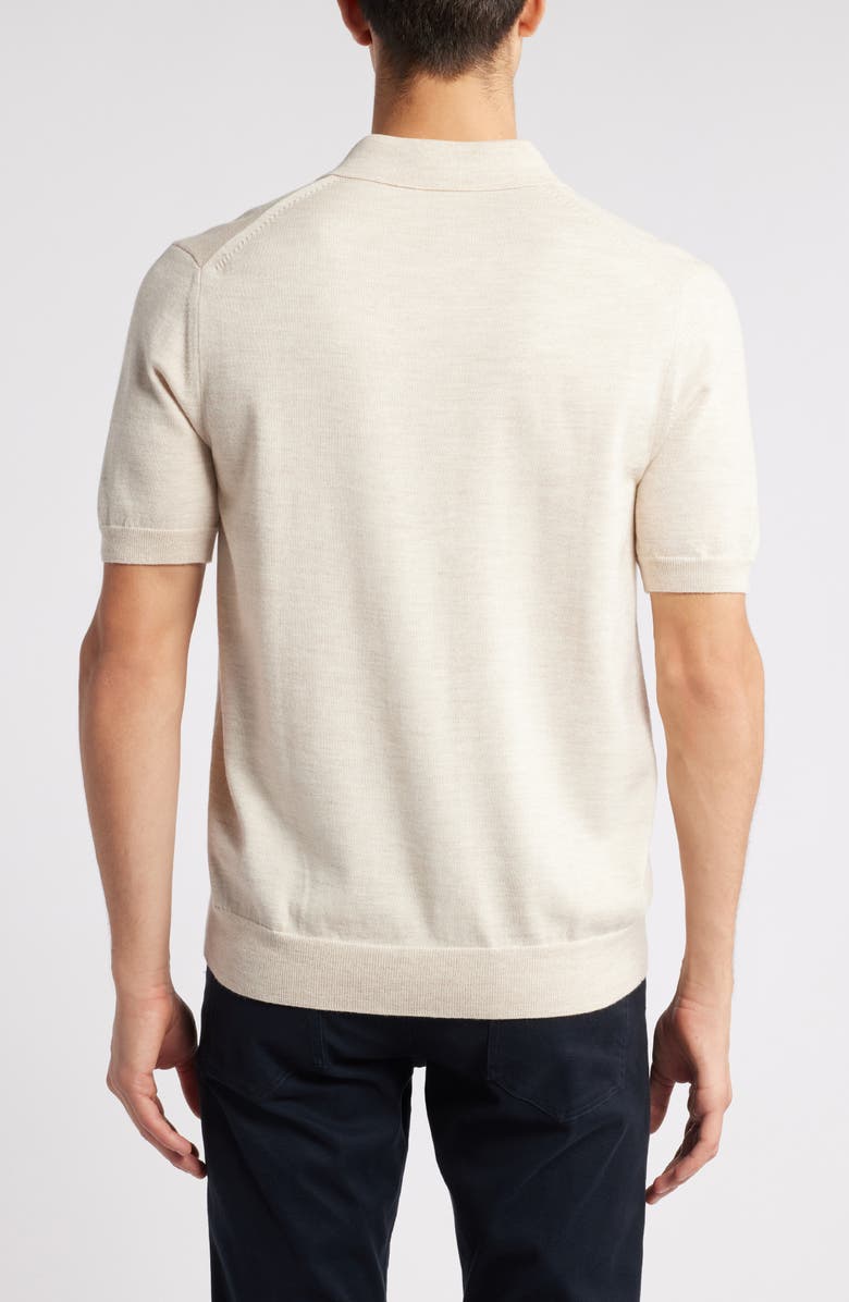 Fred Perry Wool & Cotton Knit Polo, Alternate, color, 