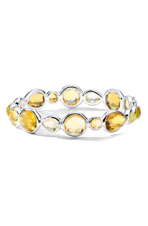 Rock Candy Citrine Bangle