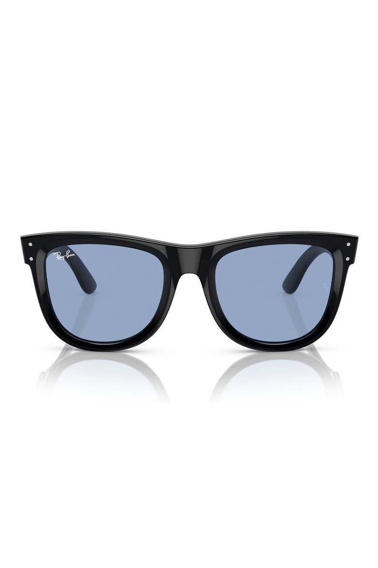 Wayfarer Reverse 50mm Square Sunglasses, Alternate, color, LIGHT BLUE