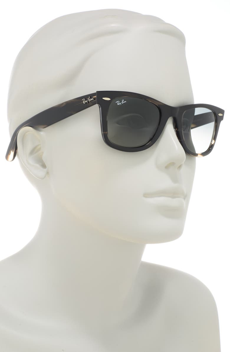 Ray-Ban Wayfarer 50mm Gradient Square Sunglasses, Alternate, color,