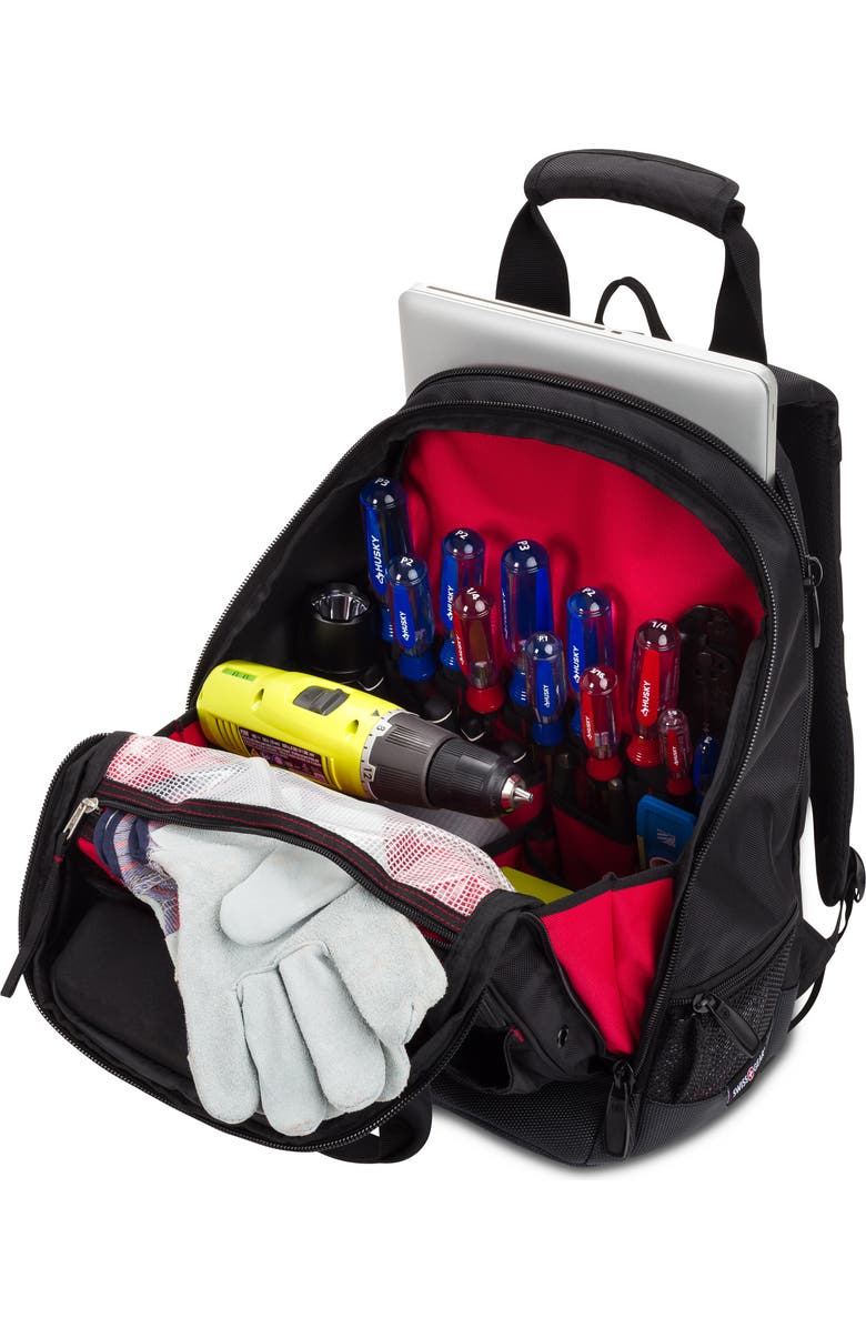 SWISSGEAR 2767 Work Pack Tool Backpack, Alternate, color, Black