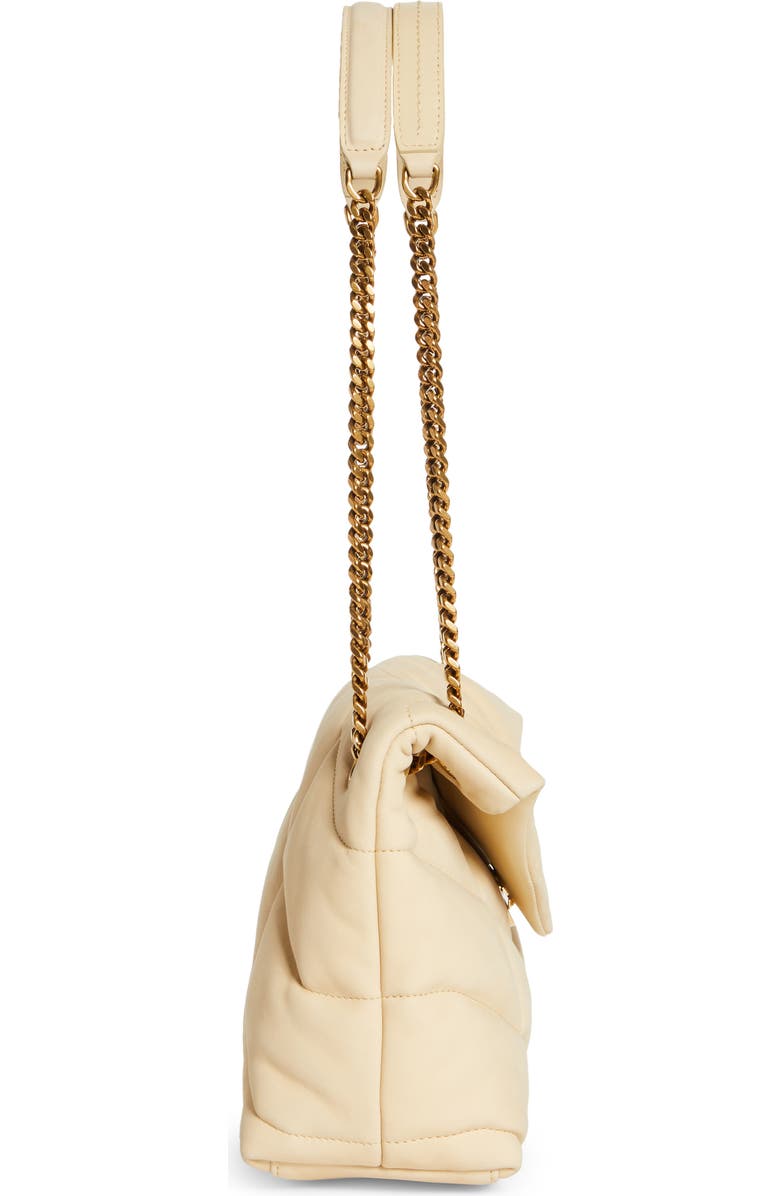 Saint Laurent Small Lou Leather Puffer Bag, Alternate, color,