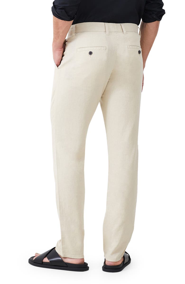 French Connection Linen Blend Pants, Alternate, color, 