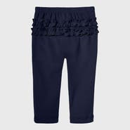 CITY THREADS Girls Ruffle Butt Soft 100% Cotton Leggings