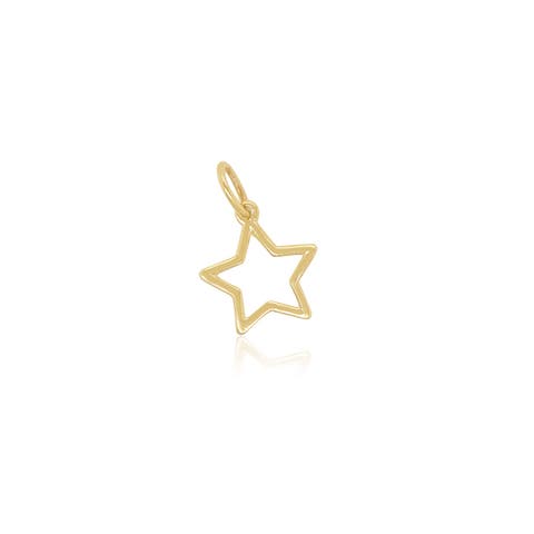 Mini Gold Star Charm