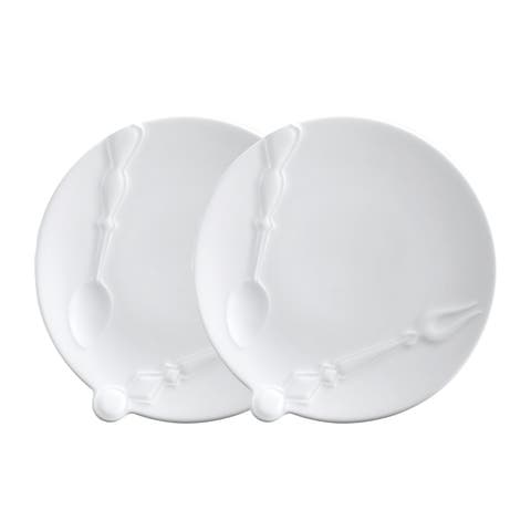 Cutlery Set of Two Accent Plates
