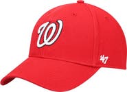 '47 Men's '47 Red Washington Nationals Legend MVP Adjustable Hat