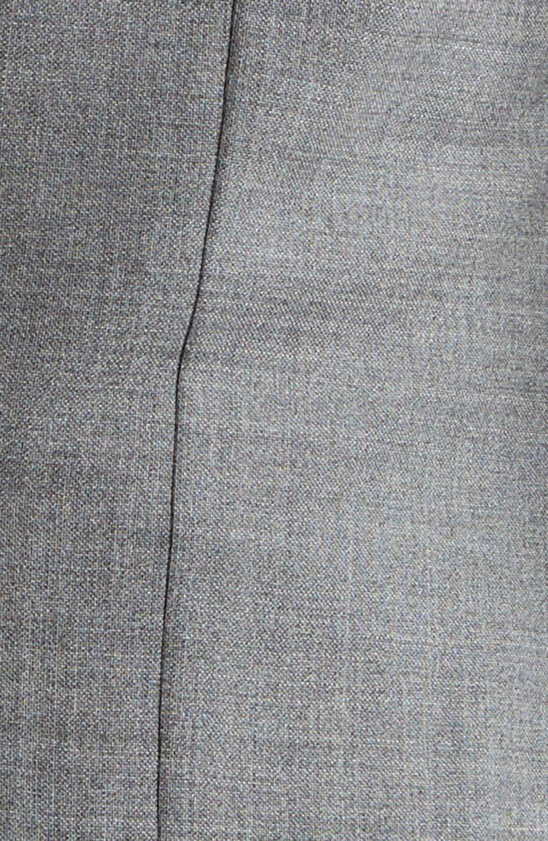 Thom Sweeney Fresco Tailored Wool Suit, Alternate, color, Grey