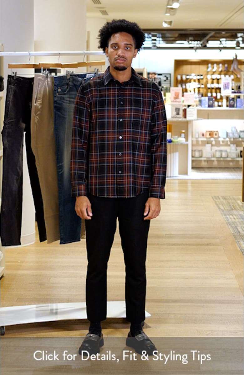 Plaid Merino Wool Button-Up Lodge Shirt, sales video thumbnail