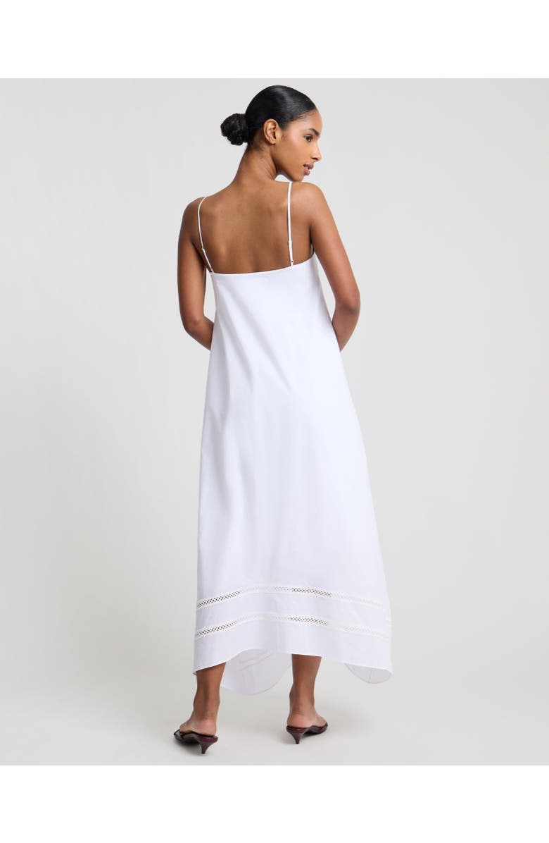 Onia Square Neck Handkerchief Dress, Alternate, color, White