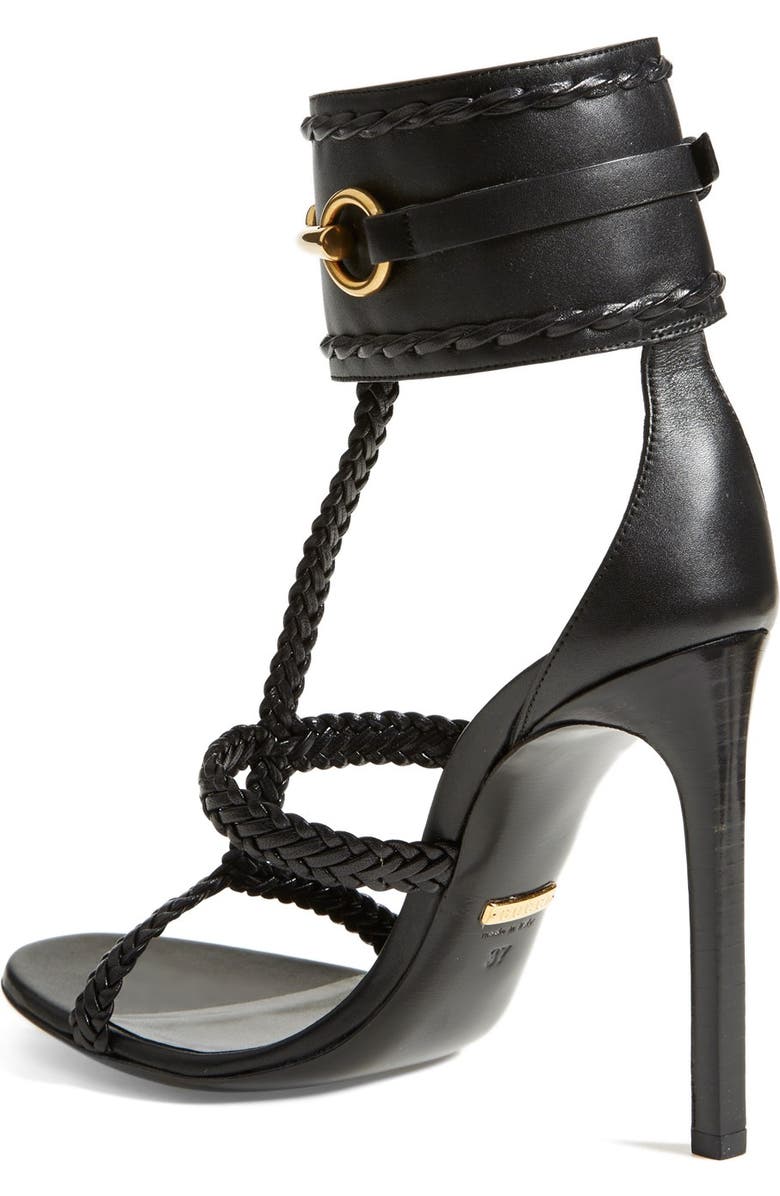 Gucci 'Ursula' Braided Sandal, Alternate, color,